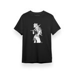 Tshirthane P17348S8526 Gintama Anime Gintoki Black White Siyah Kısa Kol Erkek T-shirt