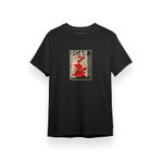 Tshirthane P17351S4379 Fullmetal Alchemist Anime Scar Poster Siyah Kısa Kol Erkek T-shirt