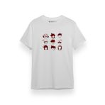 Tshirthane P17500S3437 Kısa Kol Beyaz Erkek T-shirt