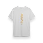 Tshirthane P17502S3091 Demon Slayer Anime Demon Killer Thunder Katana Beyaz Erkek T-shirt