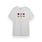 Tshirthane P17537S9713 Big Hero 6 Icons Beyaz Erkek T-shirt