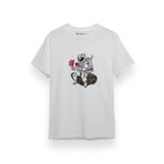 Tshirthane P17544S9827 Astronot Beyaz Erkek T-shirt