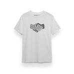 Tshirthane P17585S1468 Kısa Kol Beyaz Erkek T-shirt