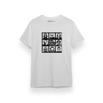 Tshirthane P17627S1704 The Psycho Bunch Beyaz Kısa Kol Erkek T-shirt
