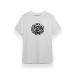 Tshirthane P17668S4027 Bikers Skull Logo Beyaz Erkek T-shirt