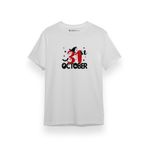 Tshirthane P17798S6576 31 October Beyaz Erkek T-shirt