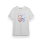 Tshirthane P17807S7253 The Matrix Red Pill Or Blue Pill Beyaz Kısa Kol Erkek T-shirt