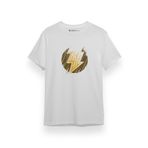 Tshirthane P17839S6671 Black Adam Lightning Logo Beyaz Erkek T-shirt