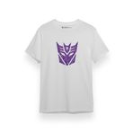Tshirthane P17921S448 Transformers Decepticons Logo Beyaz Kısa Kol Erkek T-shirt