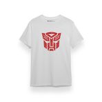Tshirthane P17922S658 Transformers Autobots Logo Beyaz Kısa Kol Erkek T-shirt
