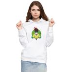 Tshirthane P18254S2186 Beyblade Arman Kusaba Beyaz Kadın Kapüşonlu Sweatshirt