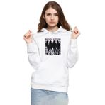 Tshirthane P18434S1563 Blackpink Revolution Beyaz Kadın Kapüşonlu Sweatshirt