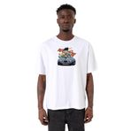 Tshirthane P18602S4455 Oversize Beyaz Erkek T-shirt