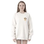 Tshirthane P19068S8153 Inspector Gadget Vintage Lightning 2ip Kadın Beyaz Sweatshirt