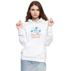 Tshirthane P19439S4327 One Piece Anime Tony Tony Chopper Jolly Roger 3ip Kapşonlu Kadın Beyaz Sweatshirt