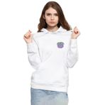 Tshirthane P19480S2792 One Piece Anime Yami Yami Devil Fruit 3ip Kapşonlu Kadın Beyaz Sweatshirt