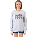 Tshirthane P19911S8541 Top Gun Maverick Badge Layout Group Grimelanj 2ip Kadın Sweatshirt