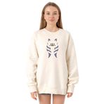 Tshirthane P20116S9508 Ekru Kadın Sweatshirt