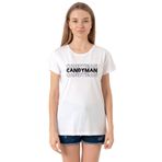 Tshirthane P20422S8906 Bisiklet Yaka Beyaz Kadın T-shirt
