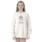 Tshirthane P21502S416 Hunter x Hunter Anime Alluka 2ip Kadın Beyaz Sweatshirt
