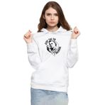 Tshirthane P21783S2122 Just The Tip I Promise Halloween 3ip Kapüşonlu Kadın Beyaz Sweatshirt