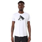Tshirthane P22035S6355 Bisiklet Yaka Beyaz Erkek T-shirt