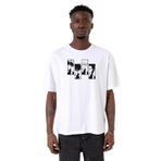 Tshirthane P22170S1680 Oversize Beyaz Erkek T-shirt