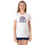 Tshirthane P22189S1850 Bisiklet Yaka Beyaz Kadın T-shirt