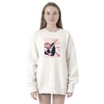 Tshirthane P22230S6843 My Hero Academia Uravity Minimal Beyaz 2ip Kadın Beyaz Sweatshirt