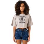 Tshirthane P22332S3077 Nova Corps Flerken Squadron Taş Rengi Kadın Crop