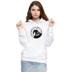 Tshirthane P22343S5228 Oogie Boogie 3ip Kapşonlu Kadın Beyaz Sweatshirt