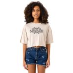 Tshirthane P22443S6930 Outlander Just Call Me Sassenach Bej Kadın Crop