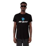 Tshirthane P22836S6594 Mr Beast Siyah Erkek T-shirt
