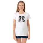 Tshirthane P23136S6275 Bisiklet Yaka Beyaz Kadın T-shirt