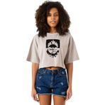 Tshirthane P23264S2897 The Umbrella Academy Dark Essential Taş Rengi Kadın Crop