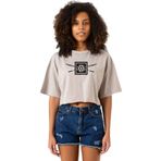 Tshirthane P23396S7304 The Wheel Of Time Aiel Taş Rengi Kadın Crop