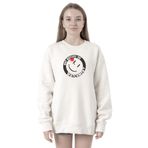 Tshirthane P23562S8558 Beyaz Kadın Sweatshirt