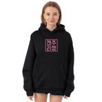 Tshirthane P23750S1464 Blackpink JenChooLiChaeng Hangul Siyah 3 ip Kapüşonlu Kadın Sweatshirt