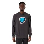 Tshirthane P24062S2639 PiewDiePie Active Füme 2 ip Kapüşonlu Erkek Sweatshirt