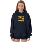 Tshirthane P24168S6091 Dragon Ball Z Anime Kill Piccolo Lacivert 3 ip Kapüşonlu Kadın Sweatshirt