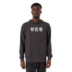 Tshirthane P24243S4176 Eat Sleep Anime Füme 2 ip Kapüşonlu Erkek Sweatshirt