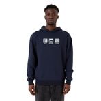 Tshirthane P24244S3731 Eat Sleep Anime Lacivert 3 ip Kapüşonlu Erkek Sweatshirt