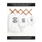 Tshirthane Pancake Maker Eater Baba Oğul Kız (TEK ÜRÜN FİYATIDIR KOMBİN İÇİN EN AZ 2 ADET SEPETE EKLEYİNİZ-15-18 Ay