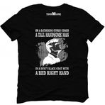 Tshirthane Peaky Blinders Tommy On A Gathering Storm Siyah Erkek T-shirt