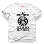 Tshirthane Peaky Blinders Tommy Shelby Cillian Murphy Sam Neill Helen Mccrory Siyah Erkek T-shirt