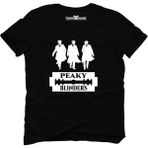 Tshirthane Peaky Blinders Tommy Shelby Jilet Siyah Erkek T-Shirt - XL