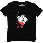 Tshirthane Peaky Blinders Tommy Shelby Splatter Siyah Erkek T-Shirt - XL