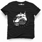 Tshirthane Pitbull Hate Siyah Erkek T-shirt