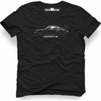 Tshirthane Porsche Siyah Erkek T-Shirt