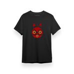 Tshirthane Princess Mononoke Mask Siyah Kısa Kol Erkek T-shirt